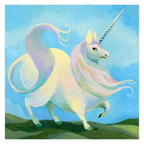 Unicorn mini print — Kristin Richland